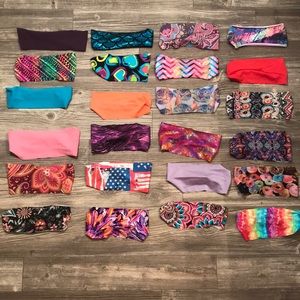 Lot of 24 Hippie Runner sweat-whicking headbands